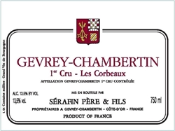 2017 Gevrey-Chambertin 1er Cru, Les Corbeaux, Domaine Sérafin